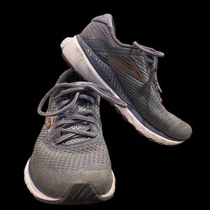 Brooks Women's Adrenaline GTS 20 Road Running Shoes Grey/White Size 7.5